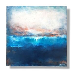 Original Acrylic Painting Signed Zorica Delova 2018 | Abstract Expressionist